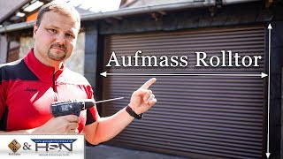 Rolltor richtig ausmessen und bestellen / Garagentorverkauf de