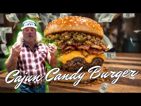 This Burger Won Me Guy's Grocery Games! (Cajun Candy Burger )