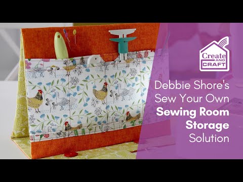 Sewing Room Storage Project | Debbie Shore Sewing Projects | Create and Craft