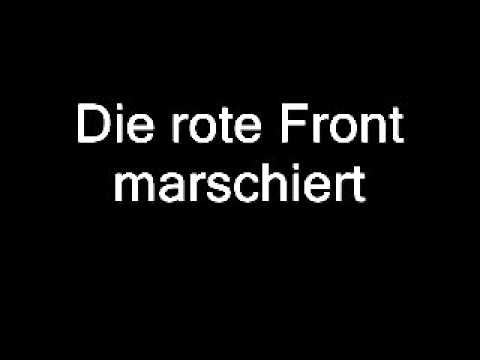 Die rote Front marschiert