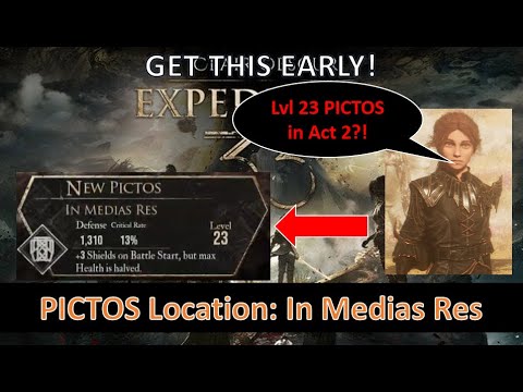 How to Get In Medias Res PICTOS in Dark Shore in Clair Obscur: Expedition 33! PICKUP EARLY!