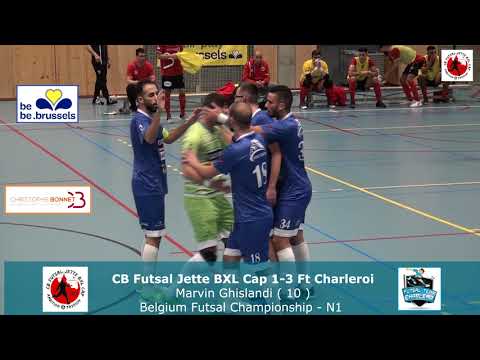 Betcenter Futsal League 19-20 / division 1 URBSFA: résumé de CB Futsal Jette BXL CAP - FT Charleroi