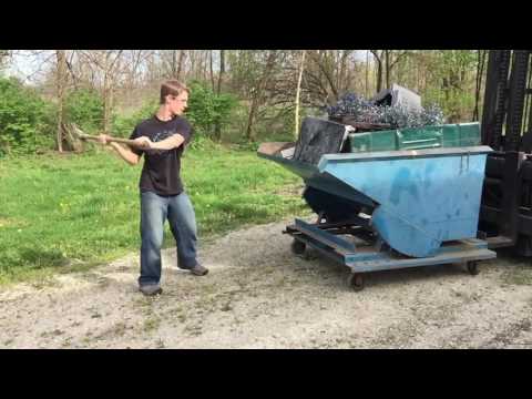 Smashing a TV in Slow-Mo