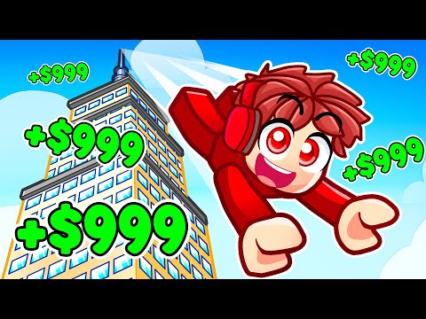 Becoming a BILLIONAIRE in Climb and Jump Tower (Roblox)
