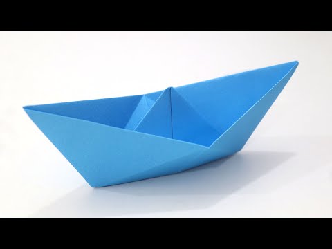 How to Make Traditional Paper Boat- Origami Boat that Floats