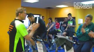 preview picture of video 'Bag 4 Sport Spinathon at Devizes Route to Fitness Centre with Andy Trusler'