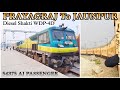 PRAYAGRAJ To JAUNPUR Train Journey Behind Diesel Legendary AJ Passenger Train Journey