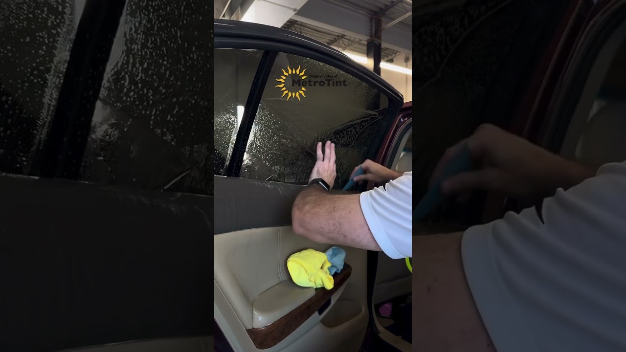 Precut Window Tint install