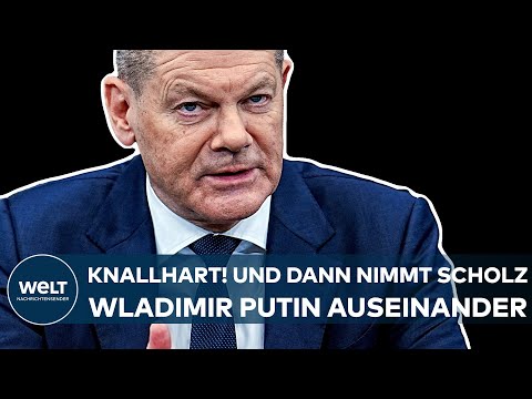 OLAF SCHOLZ: Und dann nimmt er Putin auseinander! "Kein einziger von seinen Plänen ist aufgegangen"