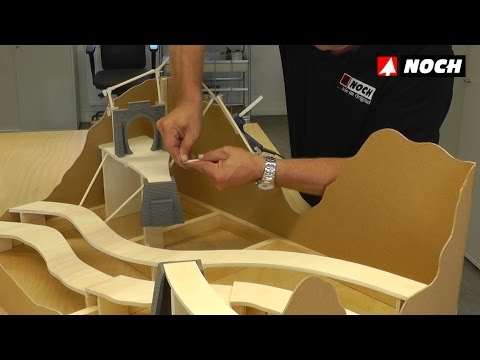 NOCH Bastel-Workshop Modell-Landschaftsbau Teil 3 von 24: Arbeiten mit TERRA-FORM
