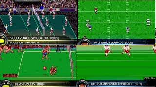 Atari ST Sports games : American Football & Volleyball