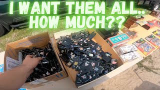 Thousand Dollars worth of Disney Pins found at this Garage Sale Table!