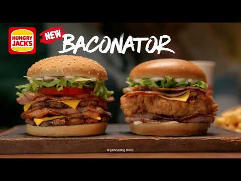Hungry Jack's | Baconator Deluxe ou Jack's Fried Chicken Baconator