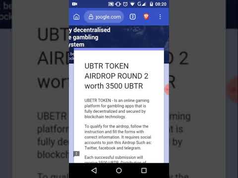 #UBTR TOKEN AIRDROP ROUND 2 Tokenz3500