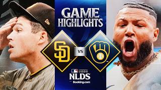 PADRES vs. BREWERS: NLDS Full Game 2 Highlights (October 4) | 2026 MLB Season