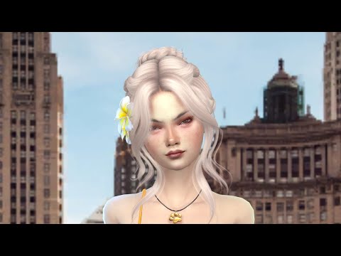 the sims 4 realistic style download blonde female Helmi Eskola by Bonita100 Cas Video Preview