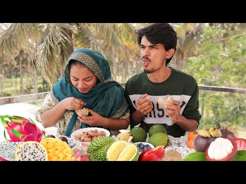 Eppaa Mudiyala...🤮 EATING all TYPE of EXOTIC FRUITs..