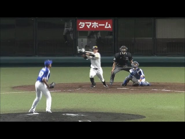 【ファーム】ホークス・長谷川勇 巧みなバットコントロールで勝ち越しタイムリー!! 2017/9/28 H-D(ファーム)