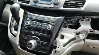 How to Remove Radio / Navigation / Display from Honda Odyssey  2011 for Repair.