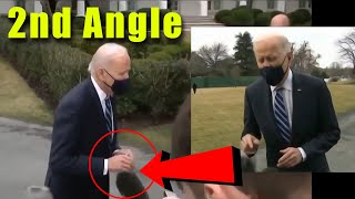 Second Angle Joe Biden Green Screen Microphone Hands