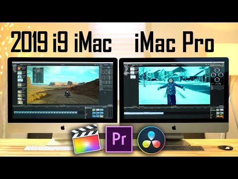 2019 i9 iMac vs iMac Pro - Video Editing Comparison!