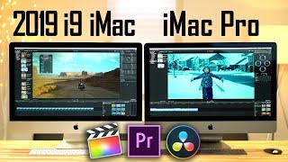 2019 i9 iMac vs iMac Pro - Video Editing Comparison!