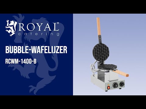 Video - Bubble-wafelijzer - 1415 W