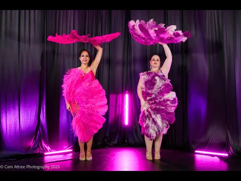 Feather Fan Dance students perform Lonely Little G String - Performance on Film