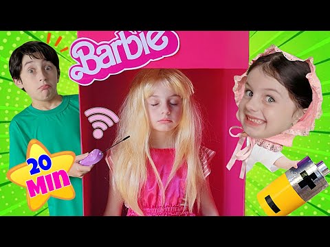 Mimi e Julinha em Histórias Engraçadas sobre BEBÊS, BONECAS e BRINQUEDOS para crianças