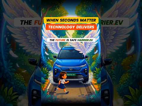 The Future is Safe HARRIER.EV 🔥 Tata vs Others Emergency Braking System 💪🏻