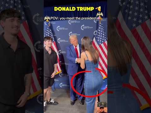 Donald Trump with Beautiful Girl 😳😳 #donaldtrump #trump #trumpnews #beautiful #girl #usa #shorts