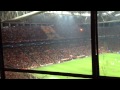 Galatasaray fans after they scored!