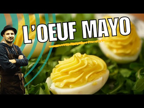🐣 Oeuf mayo rapide et simple recette détaillée . cuisson de l oeuf et la mayonnaise !