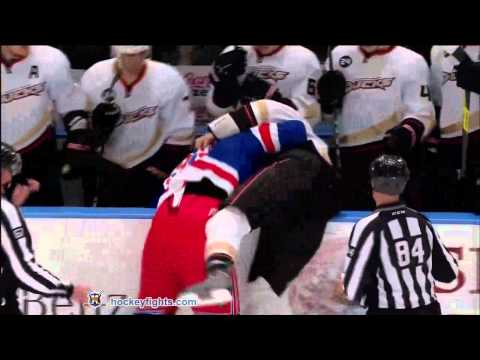George Parros vs Andre Deveaux Nov 3, 2011