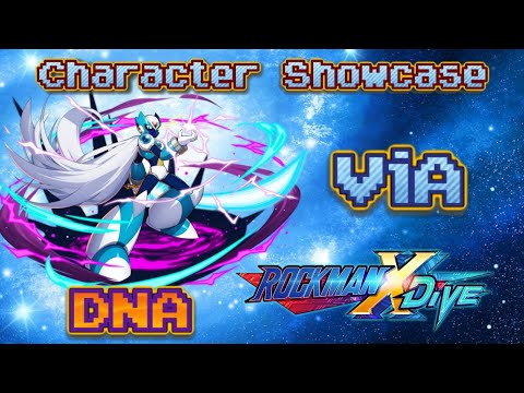 Mega Man X DiVE - ViA (DNA) - Character Showcase
