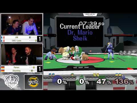 HFLAN 19 - JiM / Leon Vs. Däumling / Parsec - Winners Semis - Melee Doubles