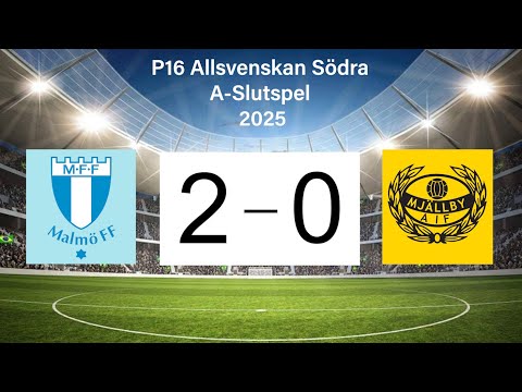 Mjällby AIF - Malmö FF (0-2) P16 Allsvenskan A-Slutpel 2025