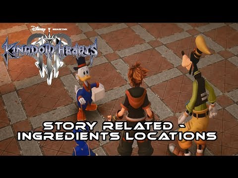 (KH3) Kingdom Hearts 3 I Story Related - Ingredients Locations (Twilight Town)