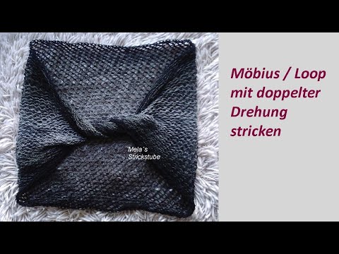 Ragmela 16 - Möbius, Loop mit doppelter Drehung stricken