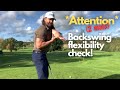 IMPORTANT 2 Minute Backswing Flexibility Check