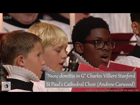 "Nunc dimittis in G" Charles Villiers Stanford | St Paul's Cathedral Choir (Andrew Carwood)
