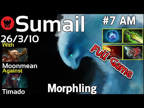 Sumail [EG] plays Morphling!!! Dota 2 Full Game 7.20