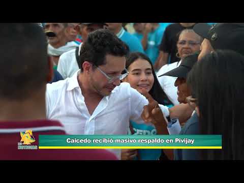 El municipio de Pivijay, Magdalena, se volcó a las calles para respaldar a Carlos Caicedo