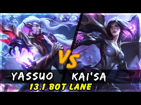 YASSUO - Yasuo vs Kai'Sa ADC Patch 13.1 - Yasuo Gameplay