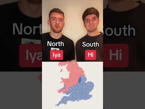NORTH VS SOUTH BRITISH ENGLISH ACCENTS #english #britishenglish