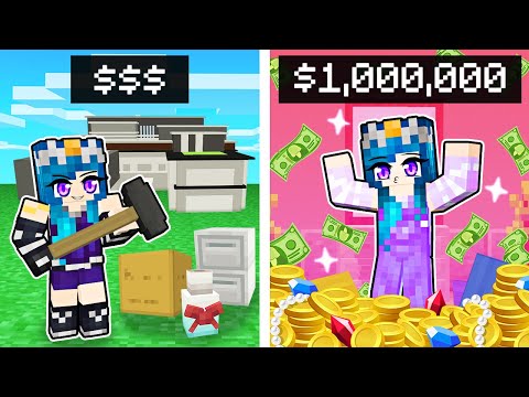 ItsFunneh - Destroying Minecraft MANSIONS to be RICH!