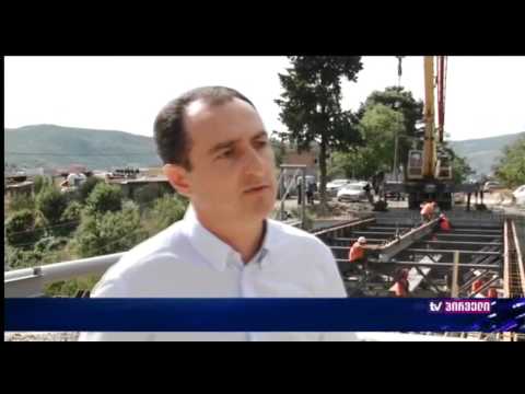 ნარეკვავი-მცხეთის გზაზე ახალი ხიდი შენდება
