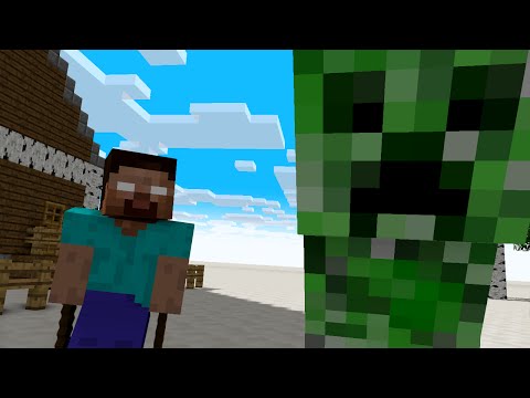 Monster School: Skiing - Minecraft Animation