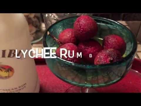 Lychee Coconut Rum Bombs with Lihing Mui