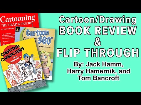 Book Review and Flip Through - 3 Cartooning Books